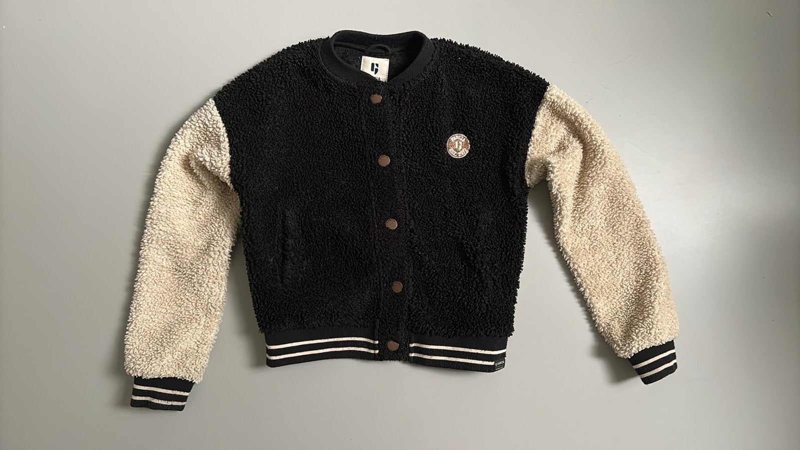 Teddy bomberjasje, Kinderen en Baby's, Kinderkleding | Maat 134, Ophalen, Gebruikt, Meisje, Jas