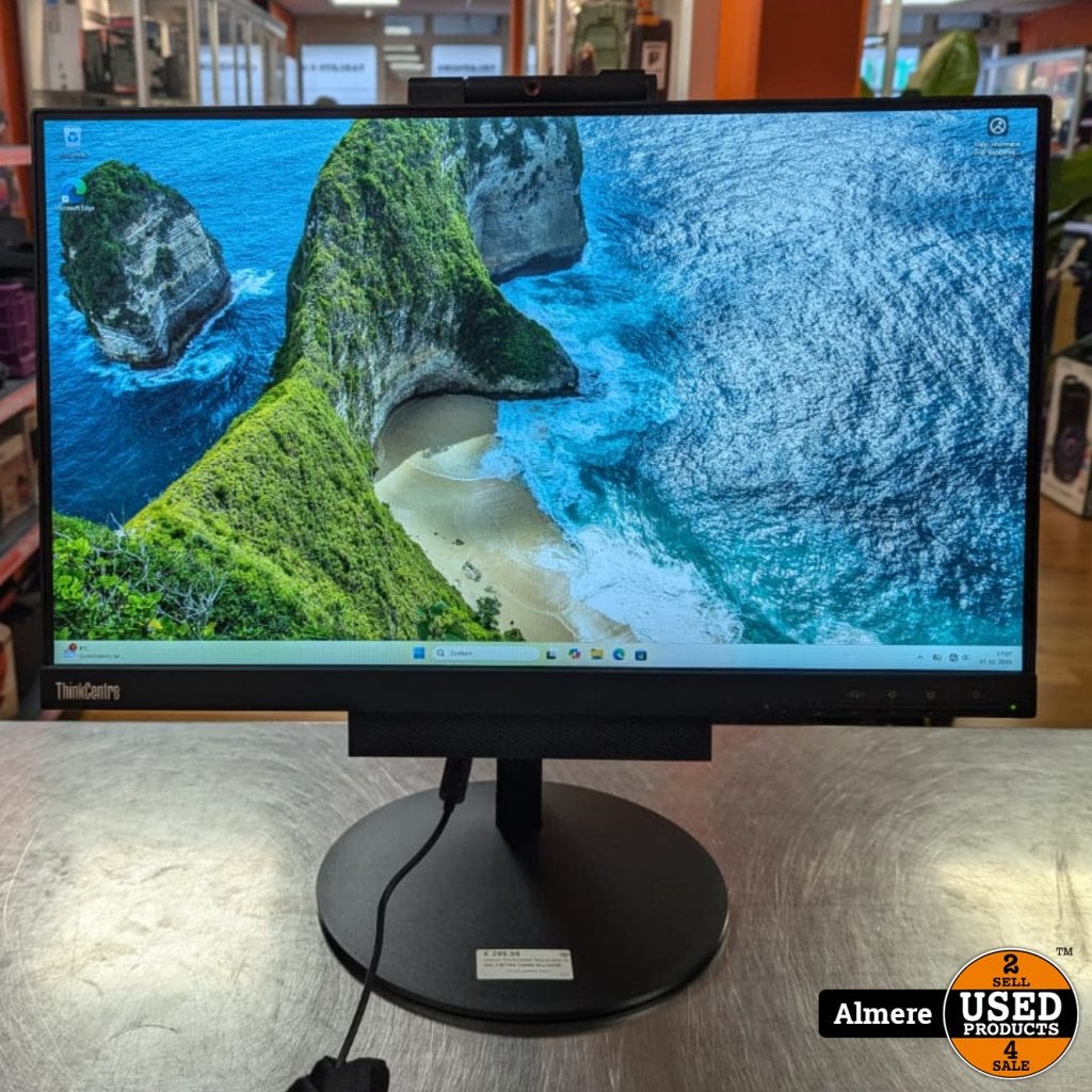 Lenovo ThinkCentre Tiny-in-One 22 Gen 3 M715Q Combo ALLinONE, Computers en Software, Desktop Pc's, Lenovo, Gebruikt, Support@lenovo.com
