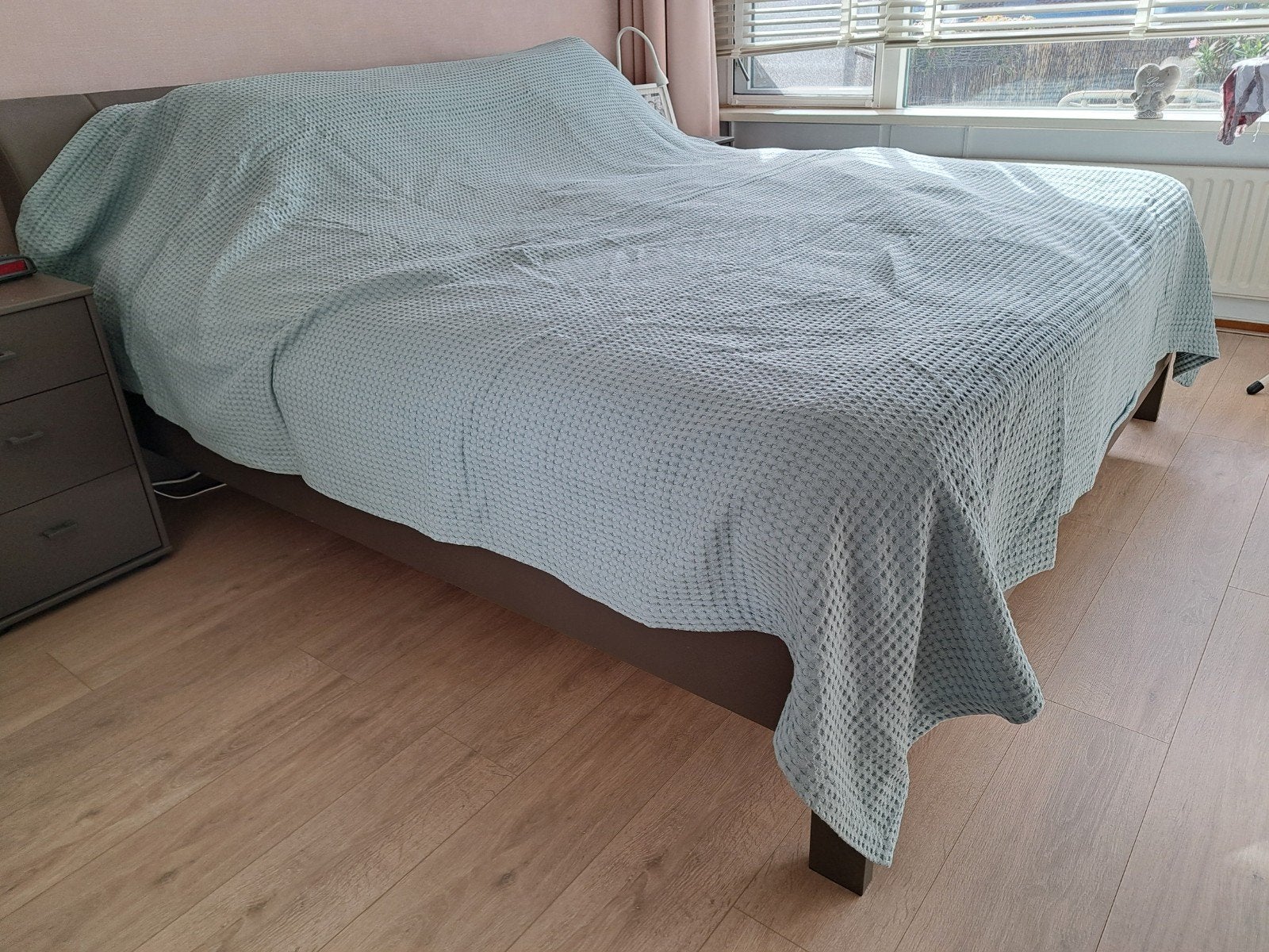 sprei katoen, van Dyck, 270 x 250 cm., Ophalen of Verzenden, Tweepersoons, 180 cm