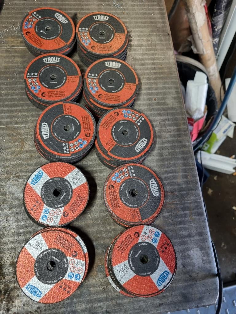 Mini-doorslijpschijf 75 mm voor staal en RVS 10 stuks 5euro, Doe-het-zelf en Verbouw, Gereedschap | Slijpmachines, Ophalen of Verzenden