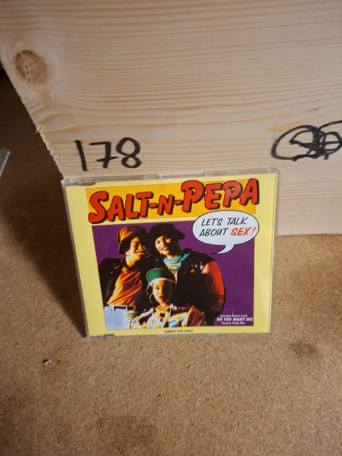 Salt-N-Pepa - Let's Talk About Sex! CD Single, Gebruikt, Met bonustracks, Pop, Ophalen of Verzenden