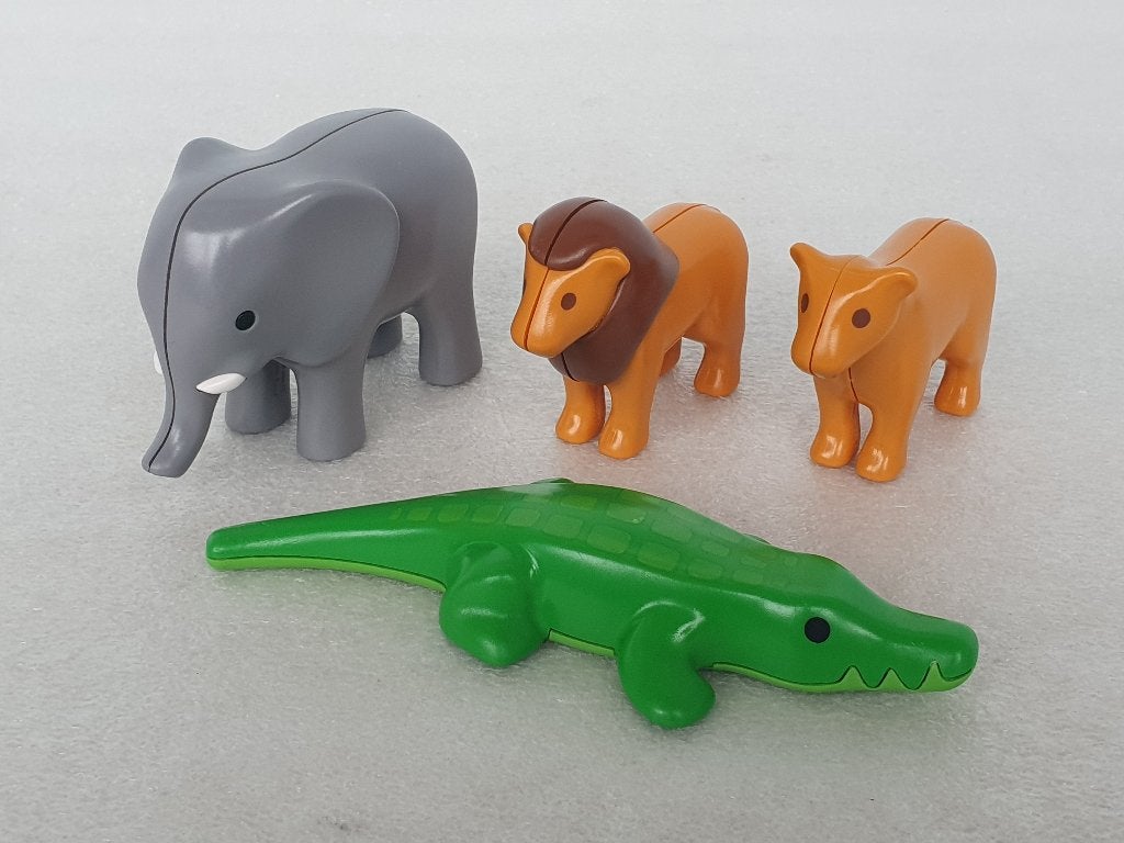 Playmobil 123: Lot van 4 Safari Dieren, Ophalen of Verzenden, Gebruikt