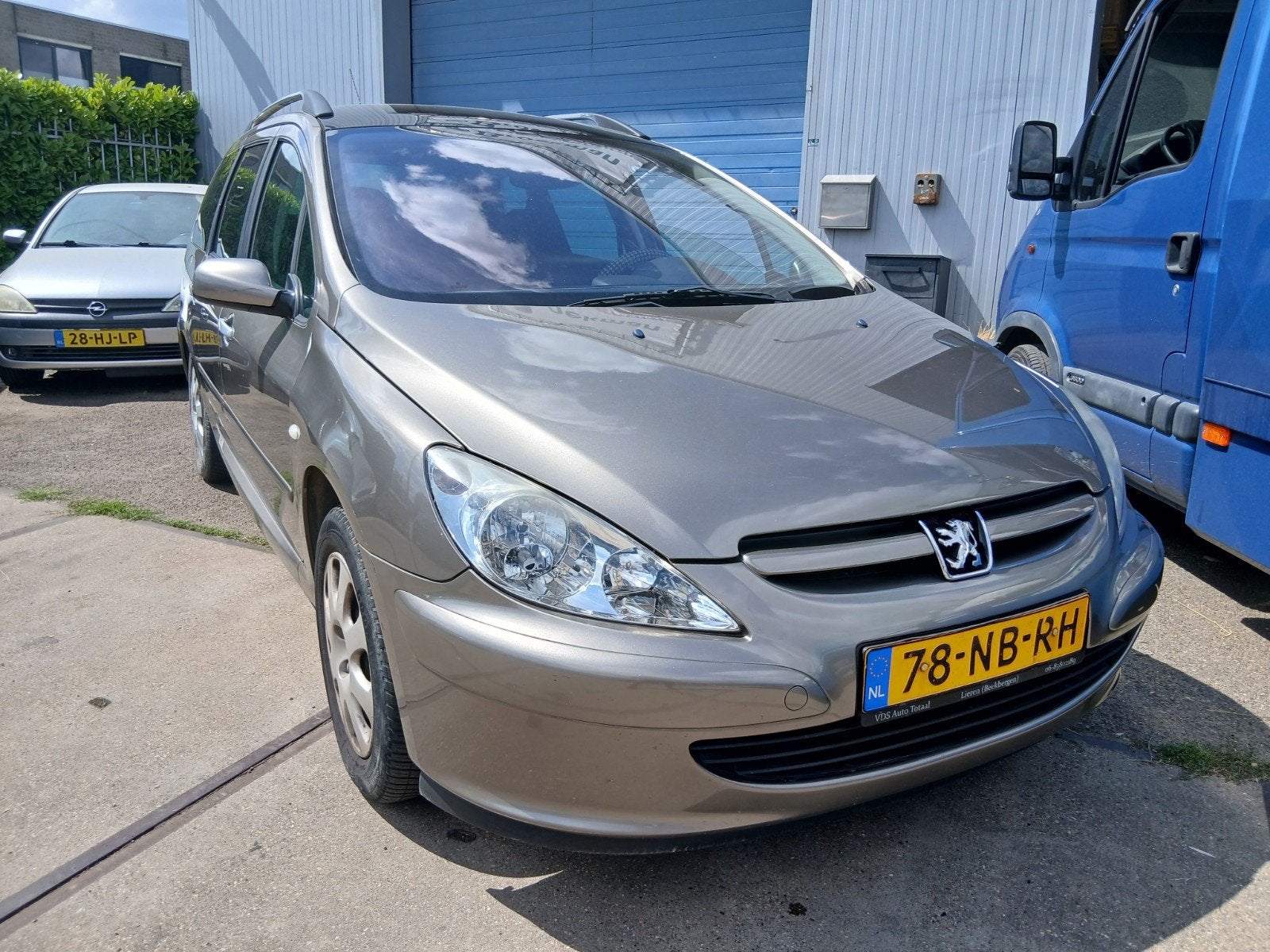Peugeot 307 1.6 16V SW 2003 Grijs, Auto's, 4 cilinders, Origineel Nederlands, Stationwagon, Handgeschakeld