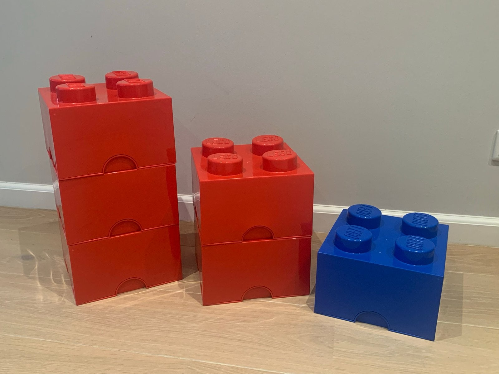 6x Lego opbergdoos, Ophalen of Verzenden, Gebruikt