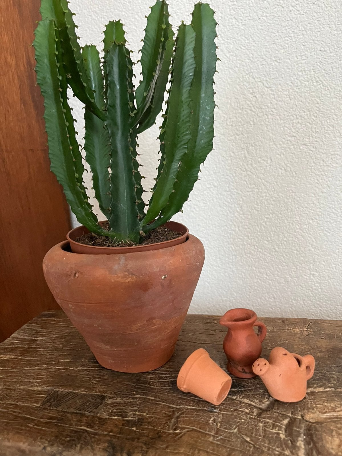 Terra cotta pot, Ophalen of Verzenden, Rond, Steen, Minder dan 30 cm