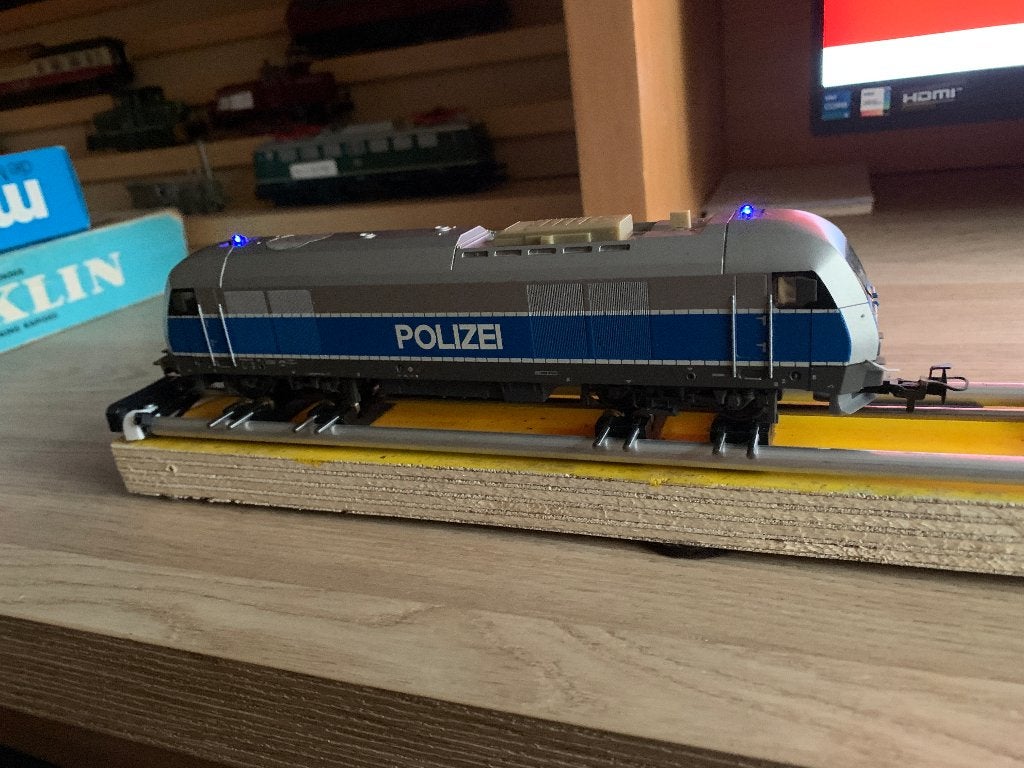 Marklin  Politie trein uit startset   29131, Wisselstroom, Ophalen of Verzenden, Märklin, Gebruikt