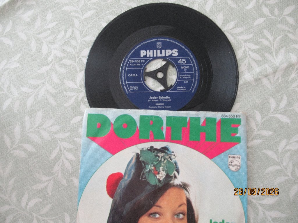 Dorthe     Jeder Schotte, Cd's en Dvd's, Ophalen of Verzenden, Gebruikt, 7 inch, Nederlandstalig