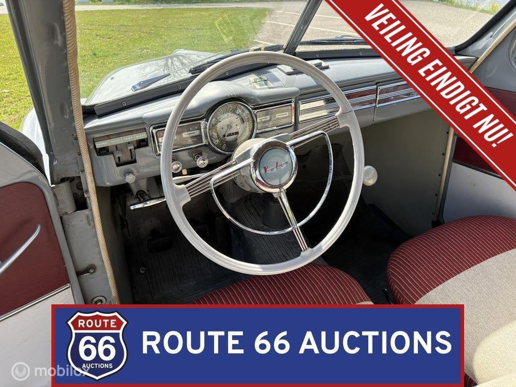 Volvo PV444 | 1955 | Route 66 Auctions, Auto's, Overige carrosserieën, Zwart, Bedrijf, Handgeschakeld