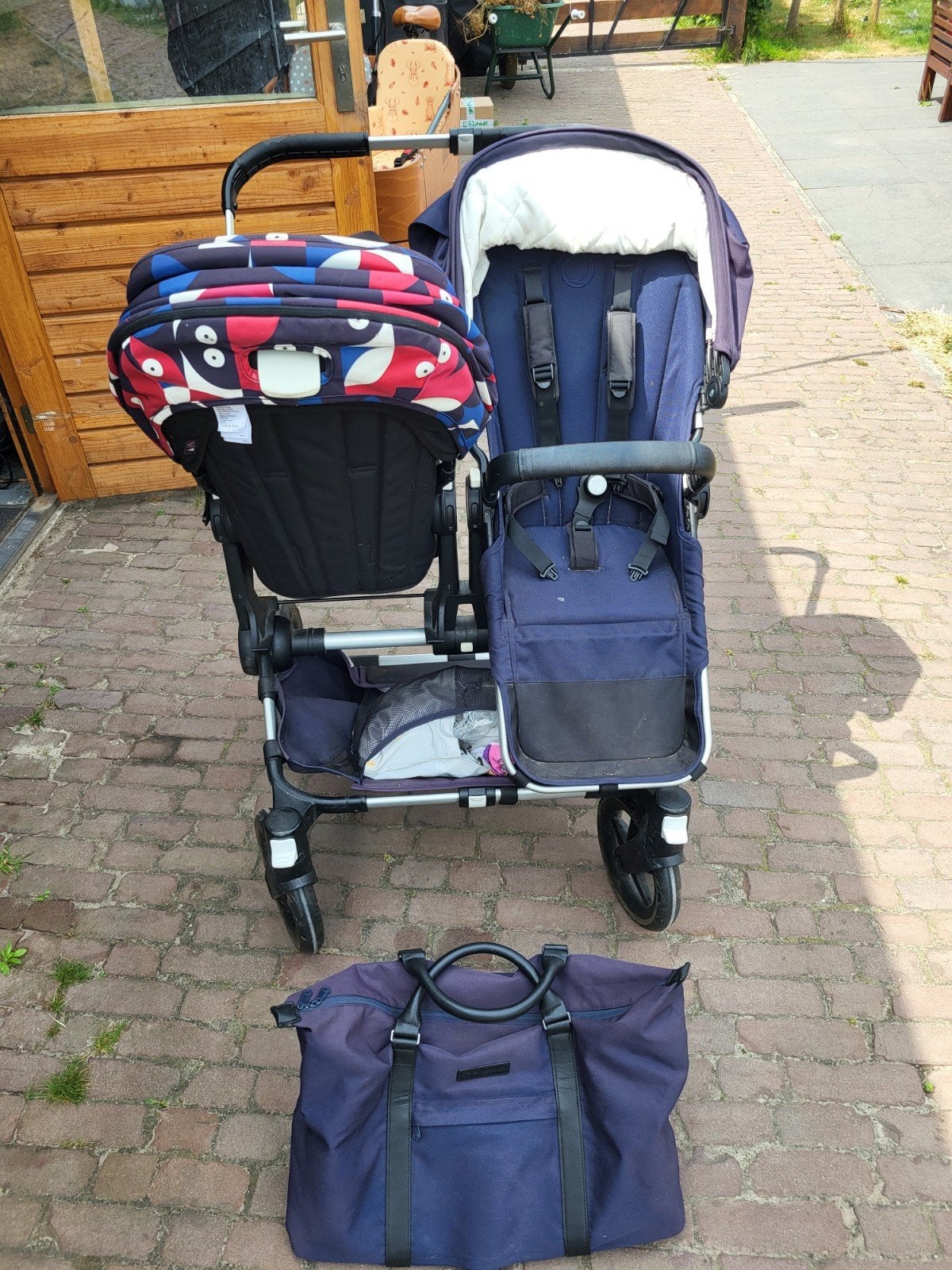 Bugaboo Donkey 3 Duo Kinderwagen met accessoires, Ophalen, Gebruikt, Bugaboo
