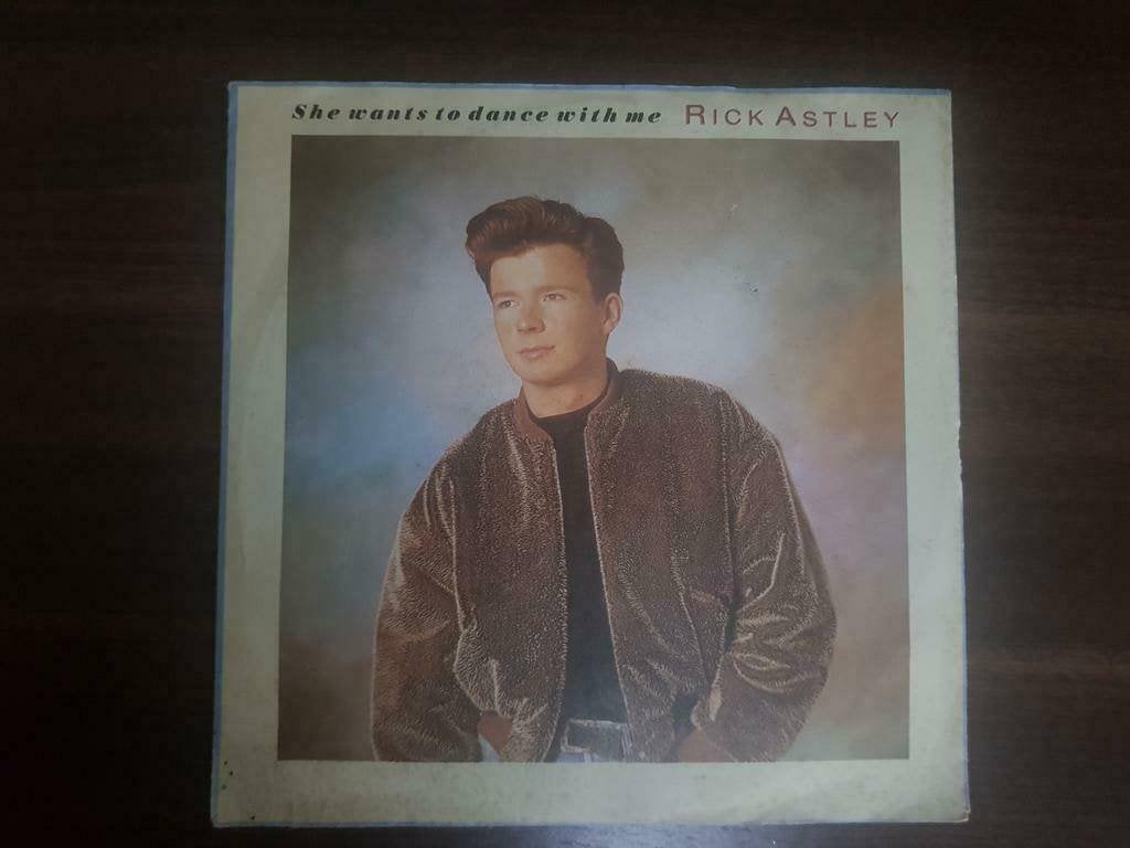 Rick Astley – She Wants To Dance With Me, 7 inch, Single, Ophalen of Verzenden, Zo goed als nieuw