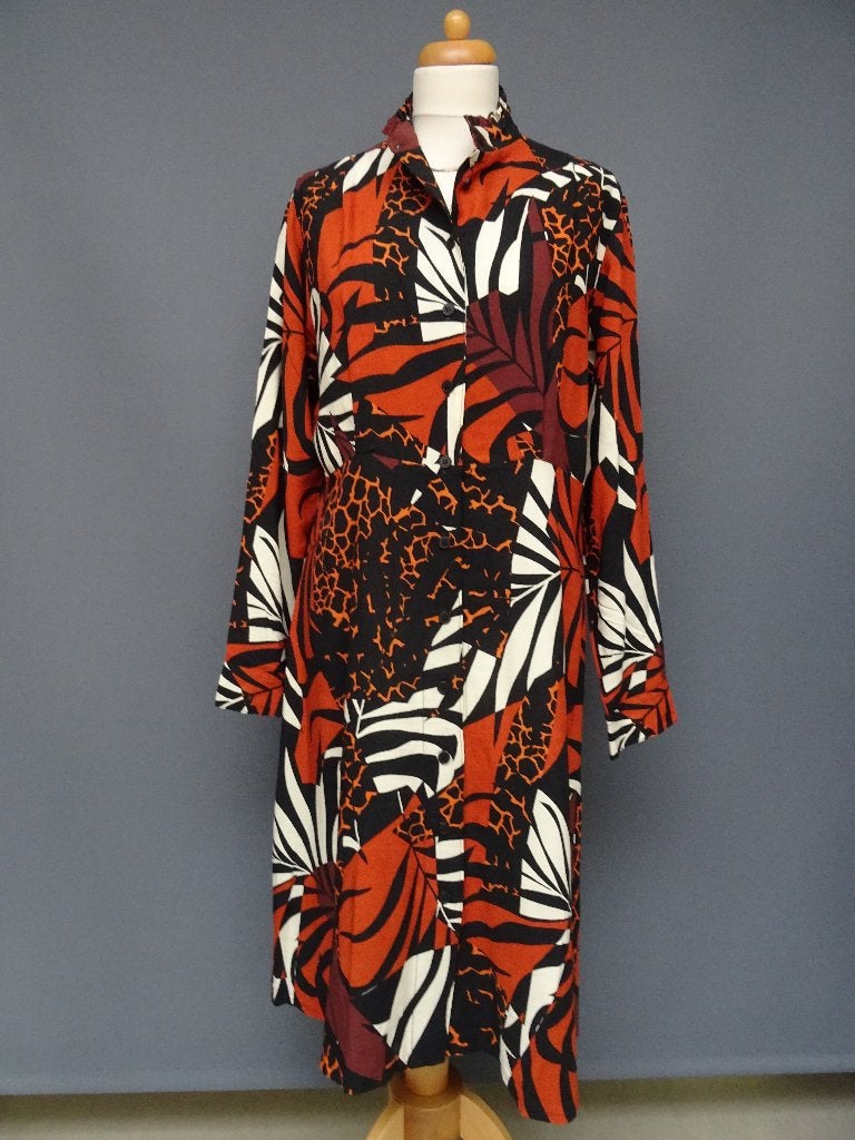 SALE !! OPHILIA maat M, midilange jurk., Maat 38/40 (M), Overige kleuren, Ophalen of Verzenden, Zo goed als nieuw