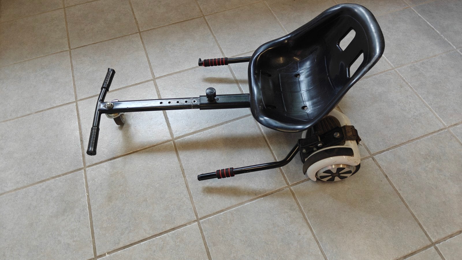 Hoverboard met kartstoel en oplader, Ophalen, Gebruikt, Overige typen