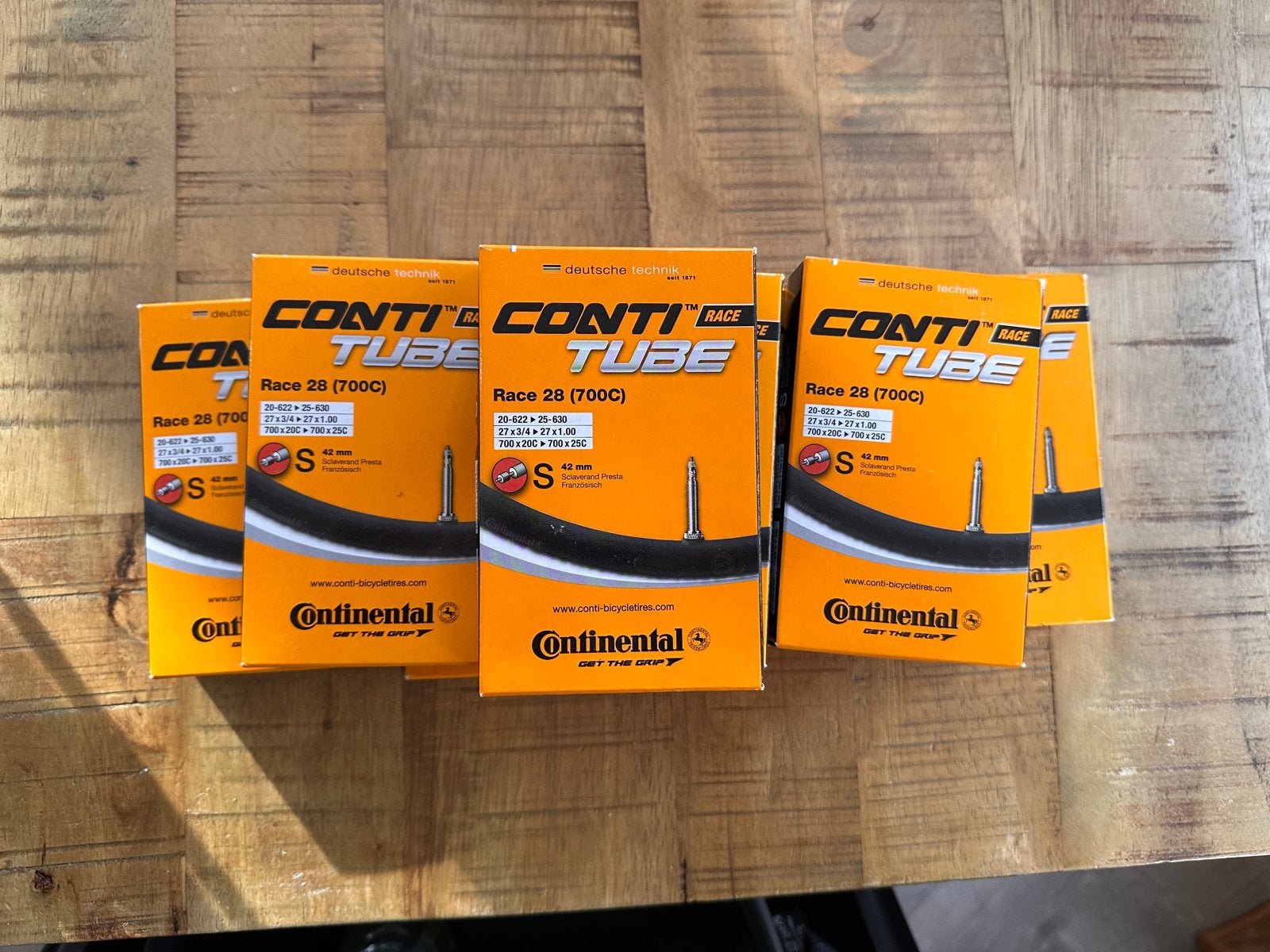 Continental Race 28 (700C) Binnenbanden 8x, Band, Nieuw, Ophalen of Verzenden, Rubber