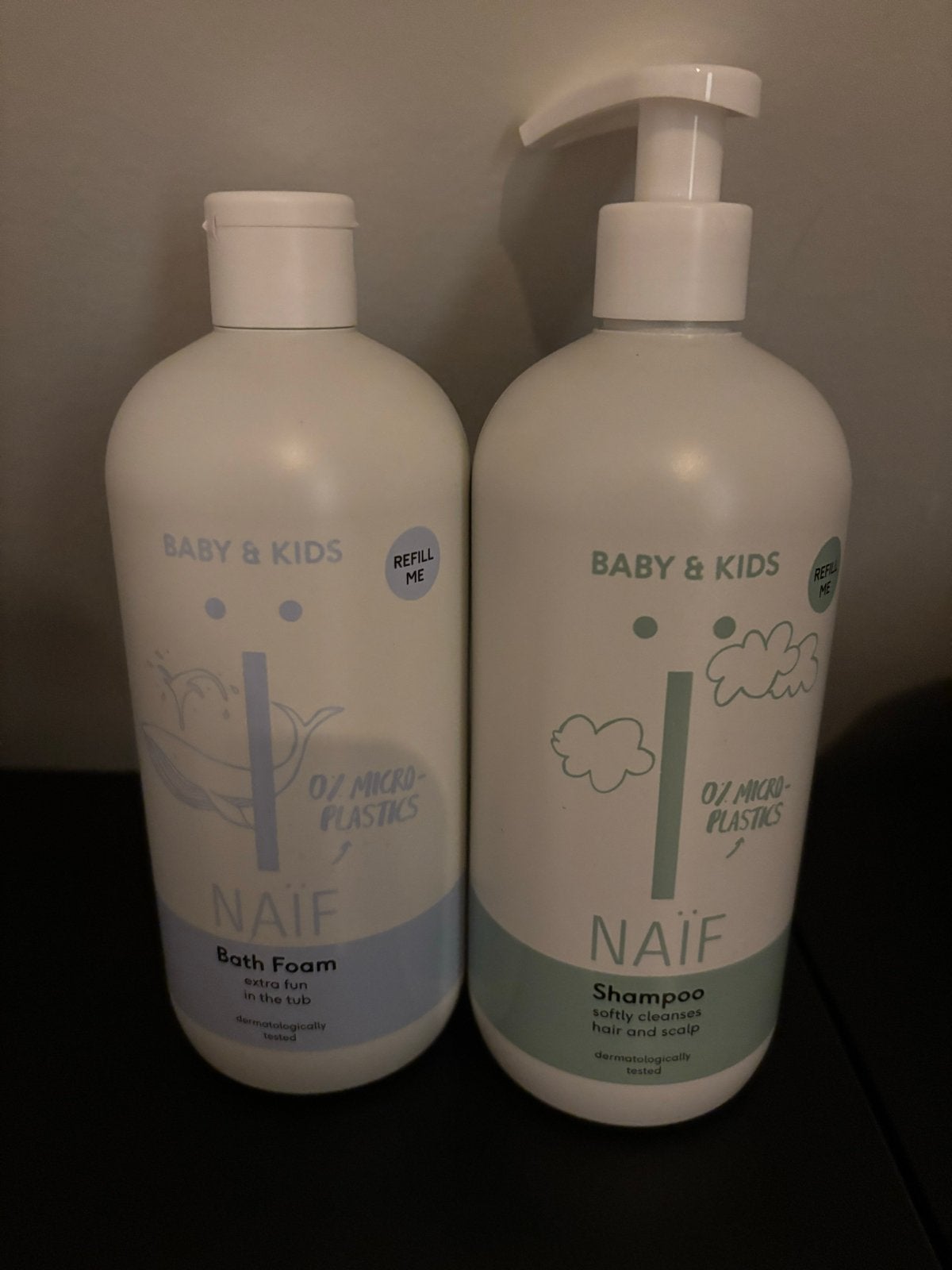Naif Bathfoam en Shampoo 500 ml - Baby & Kids, Ophalen of Verzenden, Nieuw