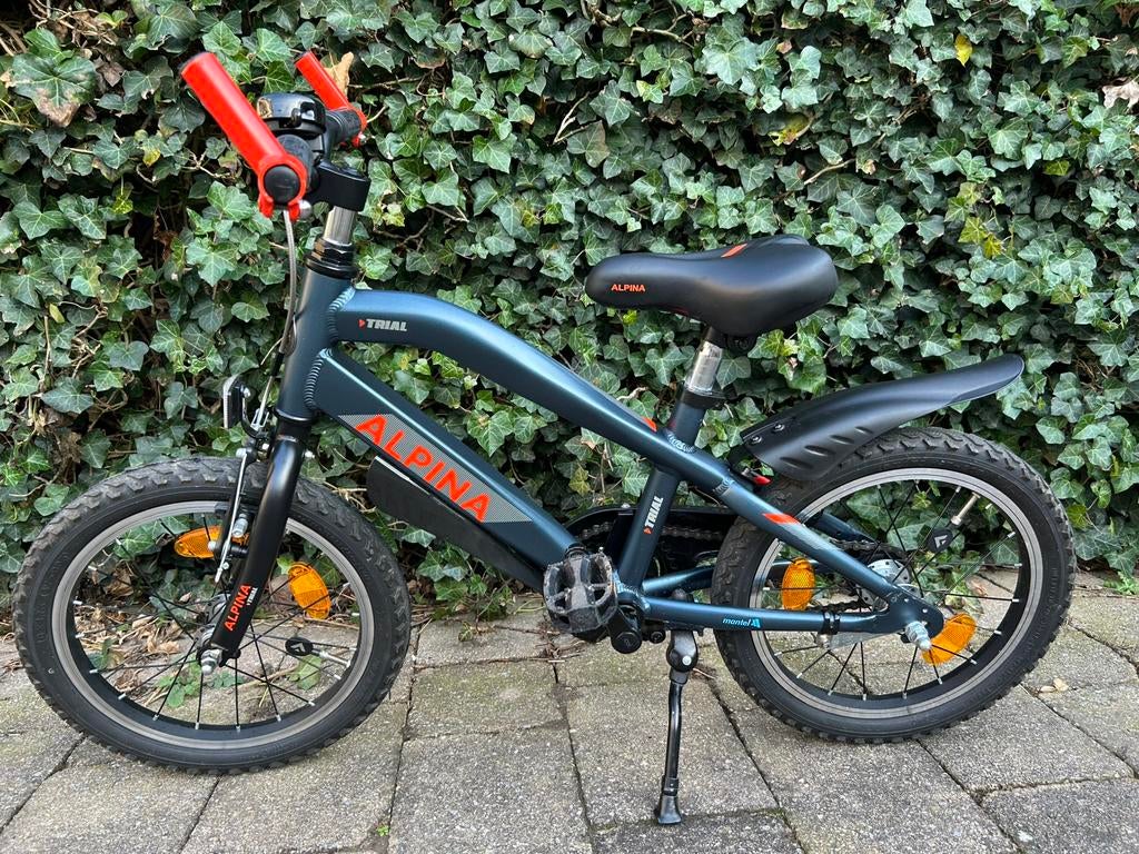 Alpina Trial 16 inch Dark Petrol Matt, Ophalen, Zo goed als nieuw, 16 tot 20 inch, Alpina
