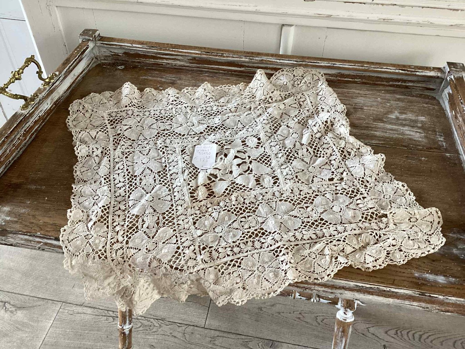Brocante gehaakt kleedje, Ophalen of Verzenden