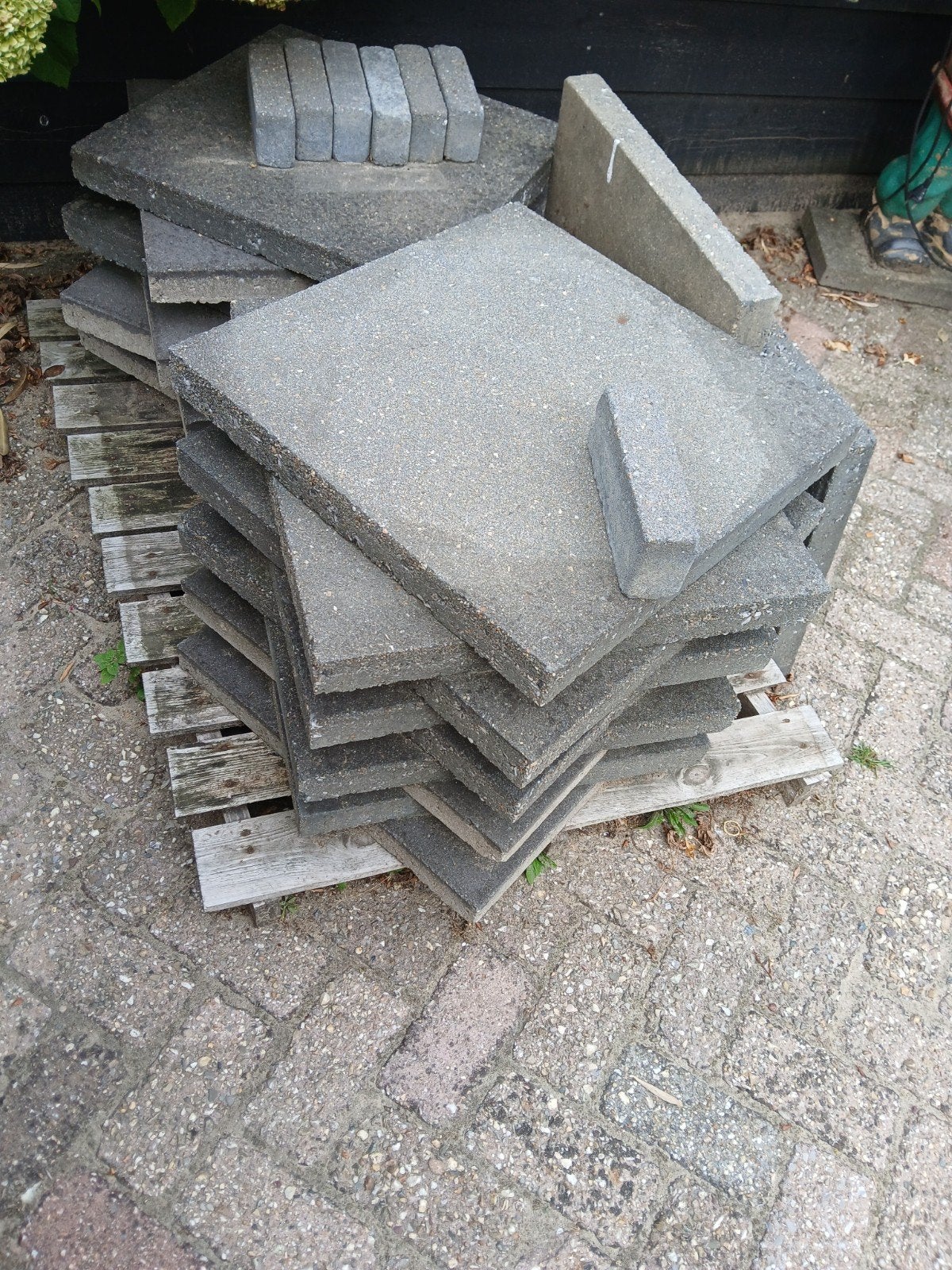 Tegels., Tuin en Terras, Ophalen, Beton, Terrastegels