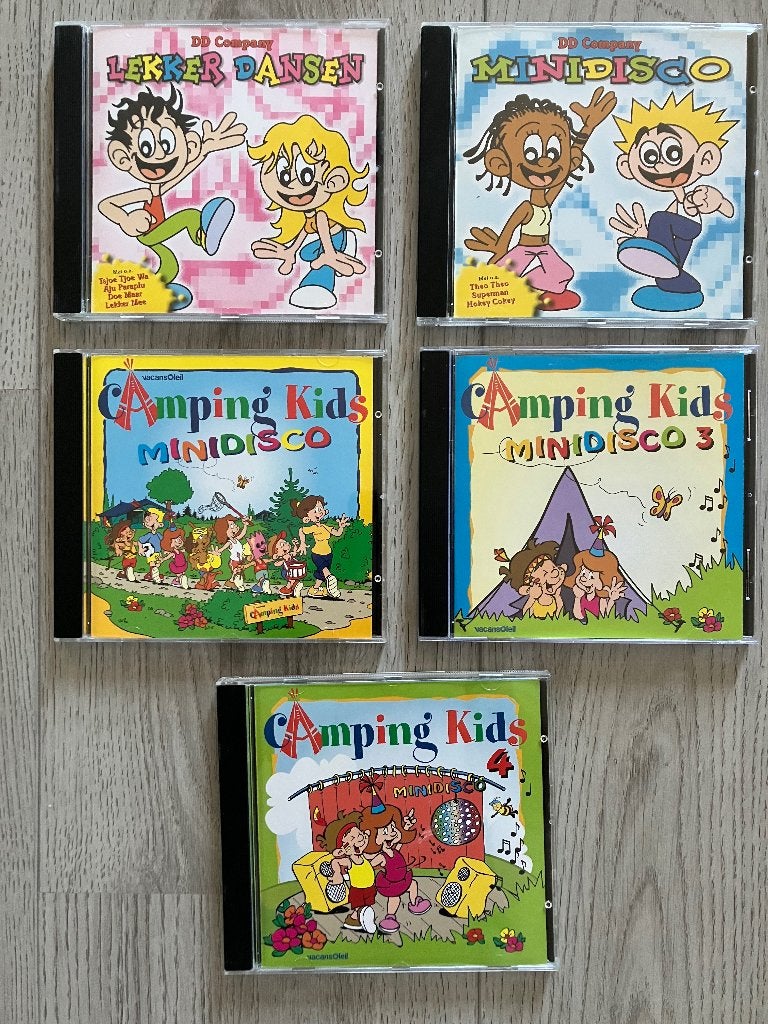 Cd’s Minidisco, Ophalen, 6 tot 9 jaar, Inclusief doosje, Zo goed als nieuw