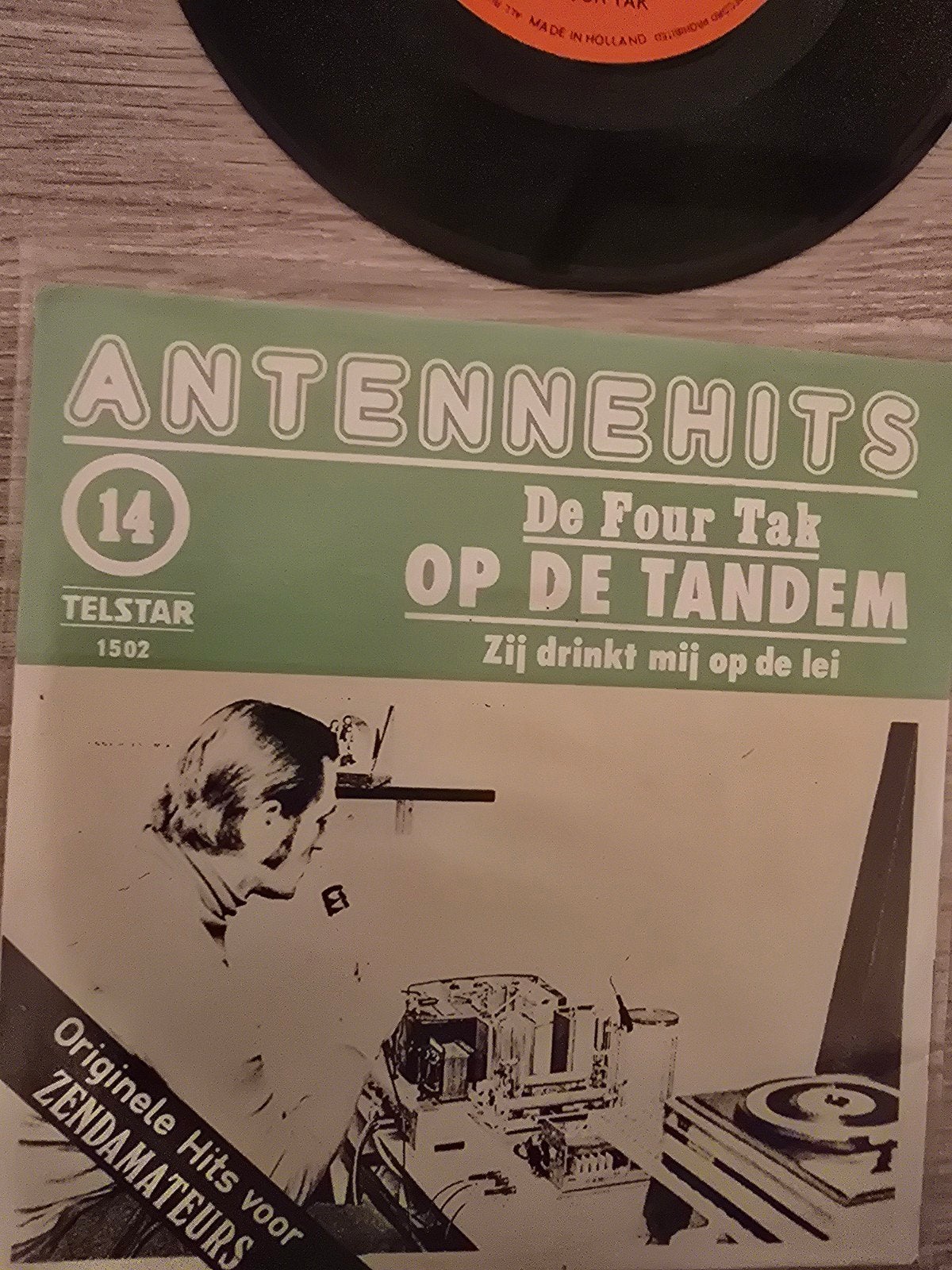 De Four Tak/ op de tandem( telstar 1502, Cd's en Dvd's, Vinyl | Nederlandstalig, Ophalen of Verzenden, Gebruikt, 7 inch, Levenslied of Smartlap