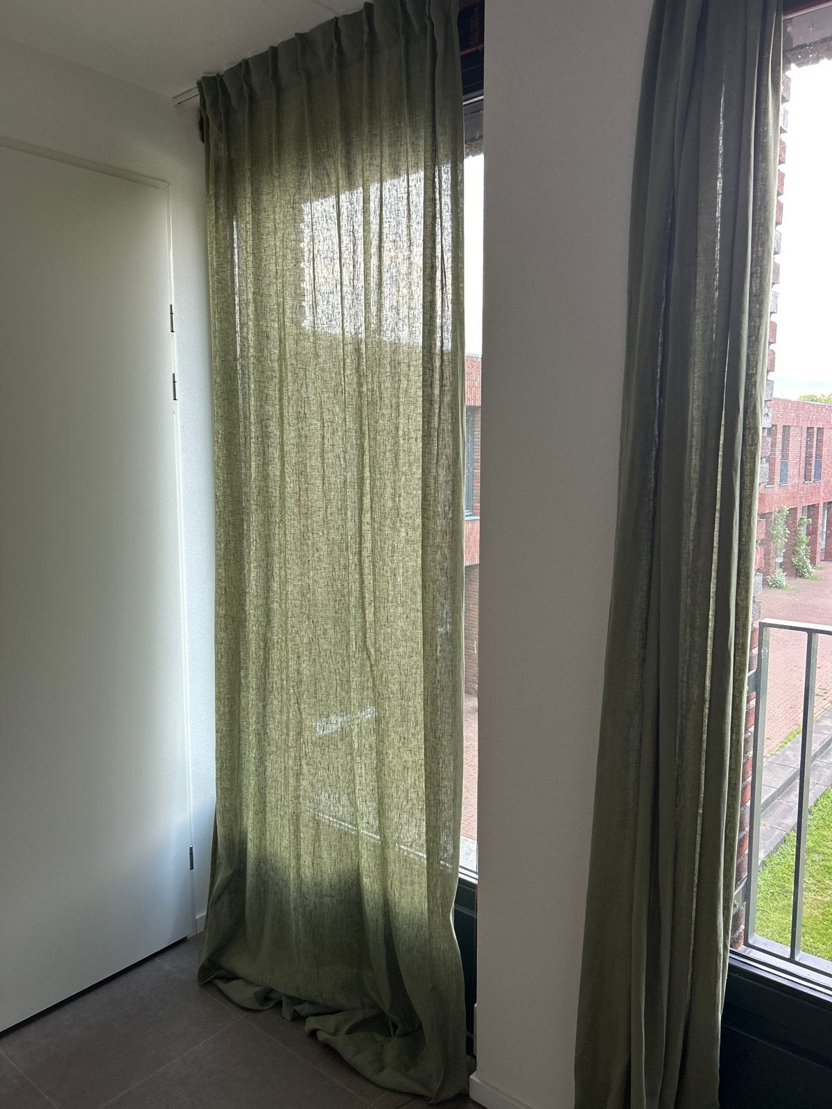 Ikea Gordijnen - 10 stuks, Huis en Inrichting, Stoffering | Gordijnen en Lamellen, Gebruikt, Ophalen of Verzenden, Lichtdoorlatend