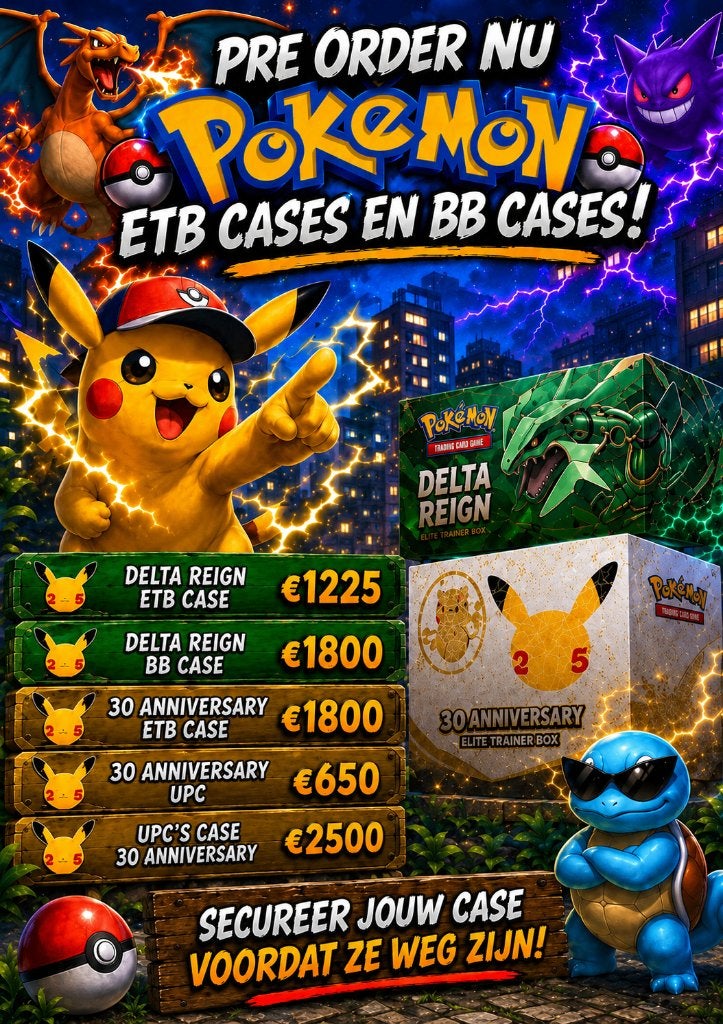 Pre order Delta Reign ETB case of BB case, Ophalen, Nieuw, Boosterbox