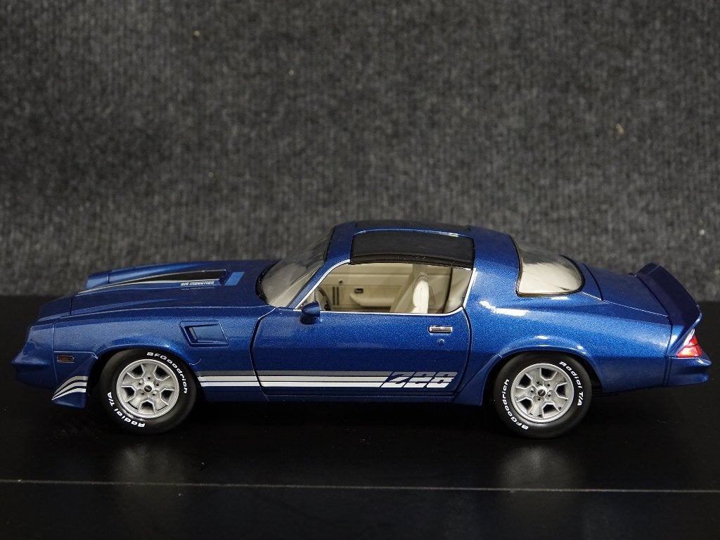 Greenlight 1:18 1980 Chevrolet Camaro Z28 T-Top blauw, Hobby en Vrije tijd, Overige merken, Auto, Onbekend, Nieuw