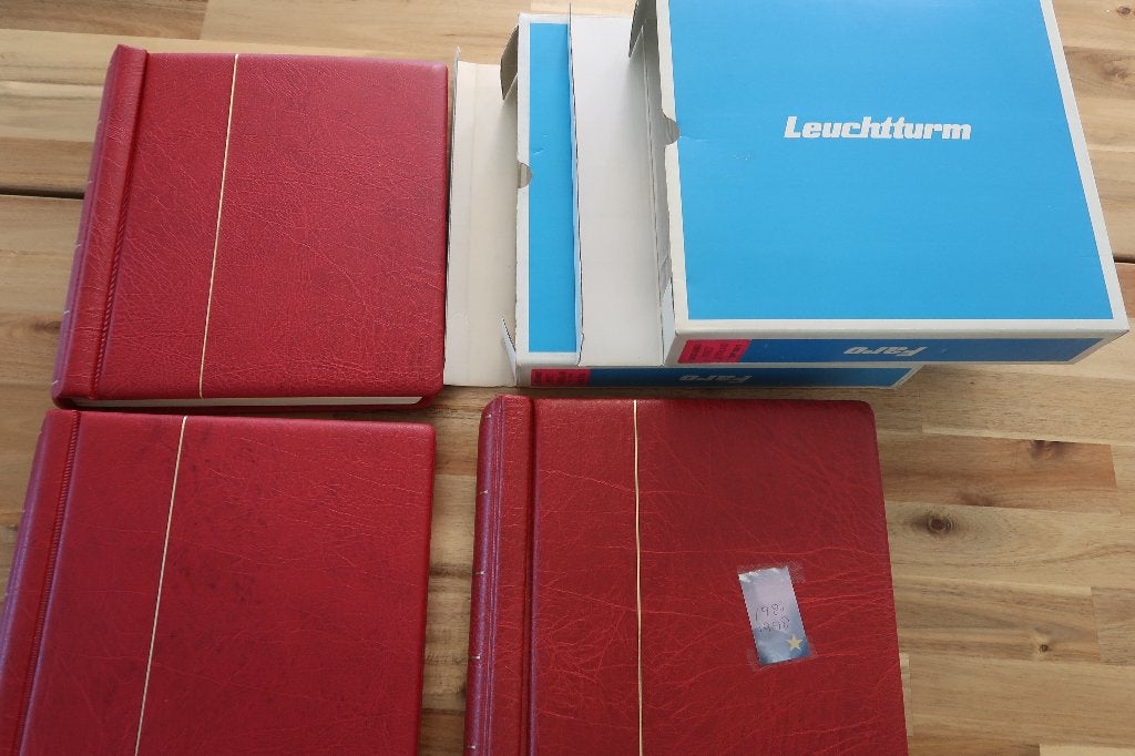 Nederland 1852-1998 postfris ongebruikt in 3x Leuchtturm SF, Postzegels en Munten, Ophalen of Verzenden, Nederland