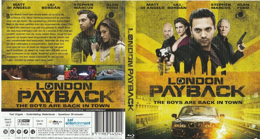 London payback blu ray ( ned. Ondert.), Ophalen of Verzenden, Zo goed als nieuw, Actie