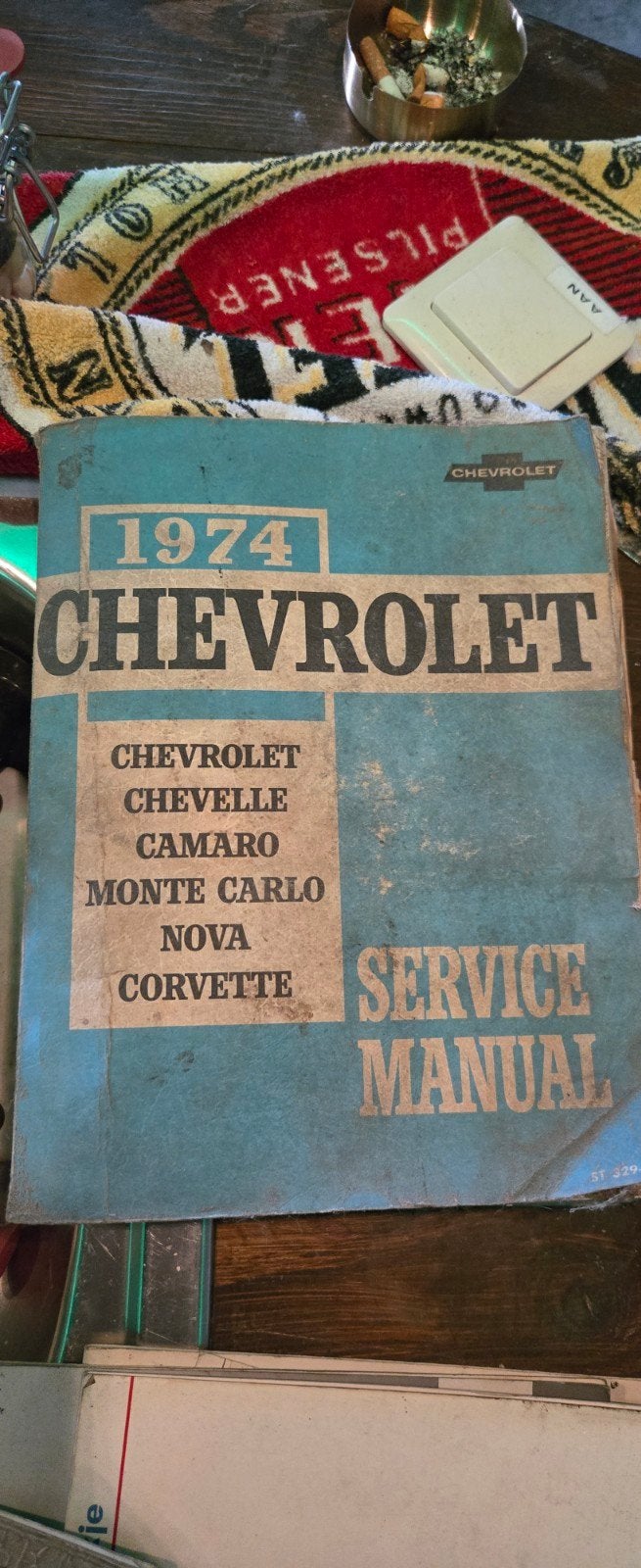 1974 Chevrolet Service Manual Chevelle Camaro, MonteCarl, Auto diversen, Handleidingen en Instructieboekjes, Ophalen of Verzenden