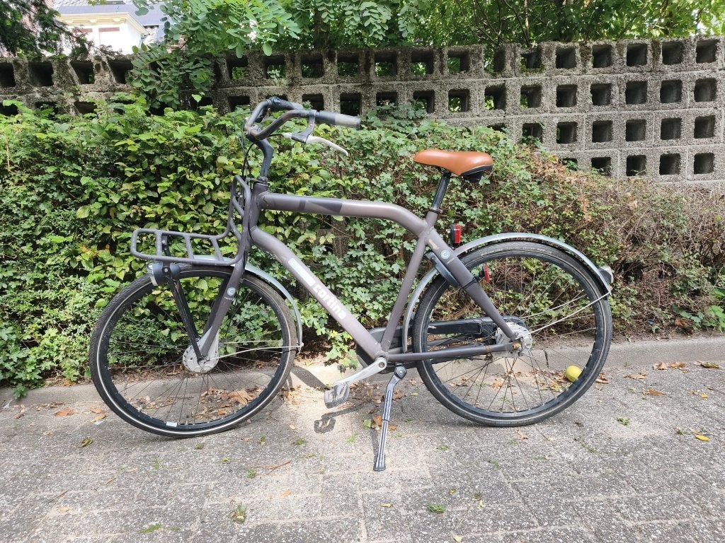 Cortina crush herenfiets, Gebruikt, Versnellingen, 57 tot 61 cm, Trommelrem