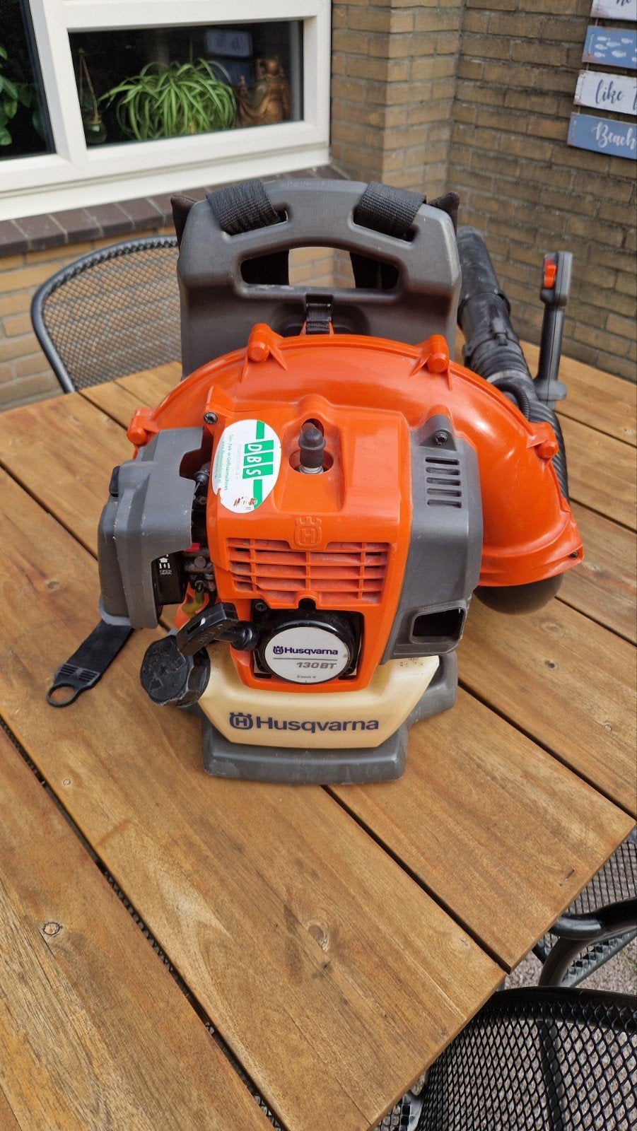 Zgan Husqvarna 130BT bladblazer, Ophalen, Benzine, Ruggedragen, Zo goed als nieuw