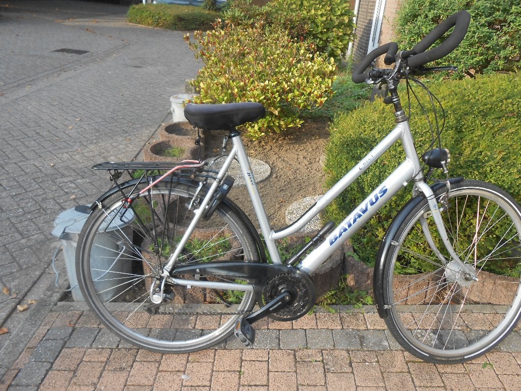 damesfiets Batavus, Fietsen en Brommers, Ophalen, Gebruikt, Velgrem, Versnellingen