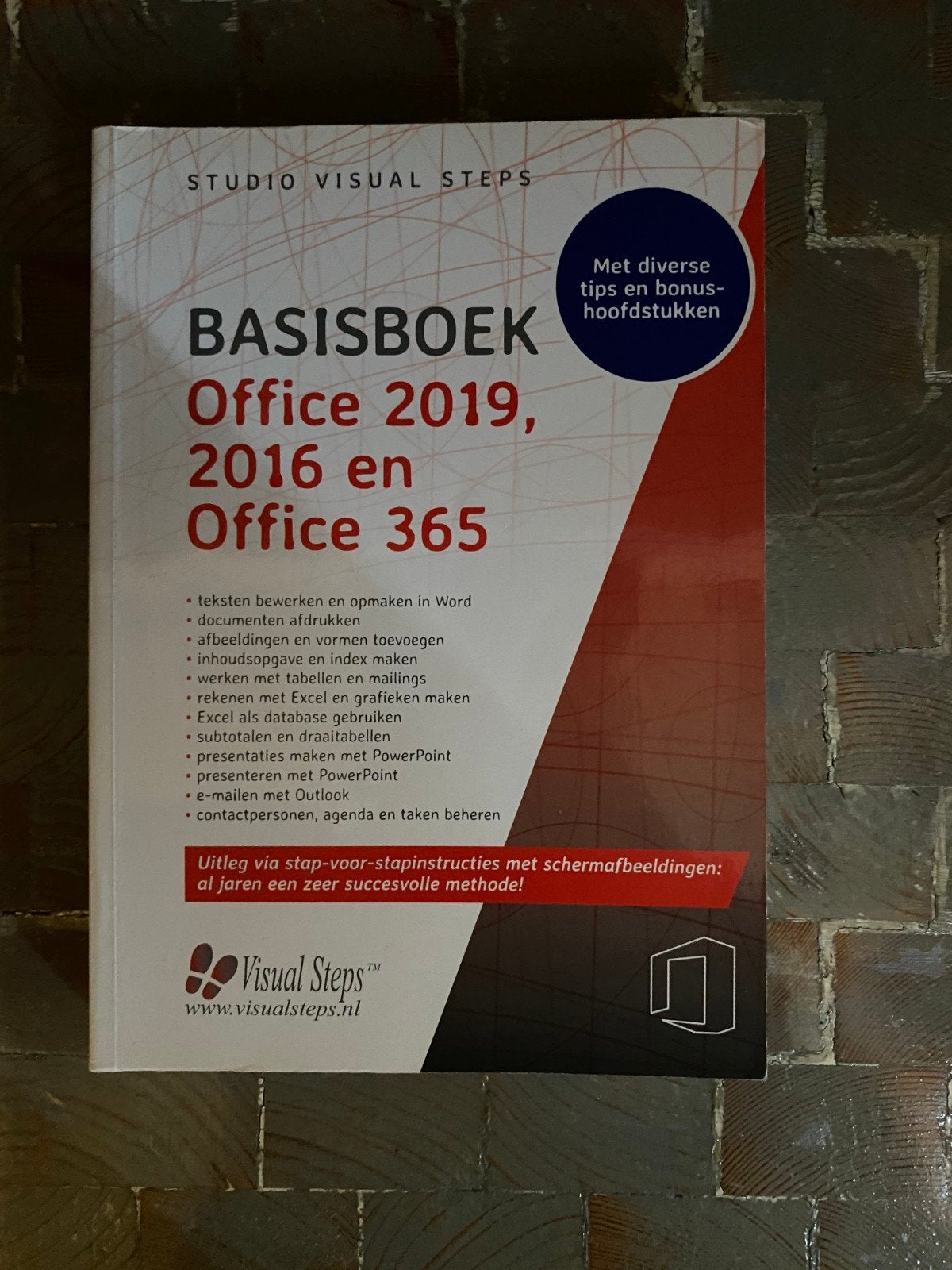 Basisboek Office 2019, 2016 en Office 365, Gelezen, Software, Ophalen of Verzenden, Studio Visual Steps