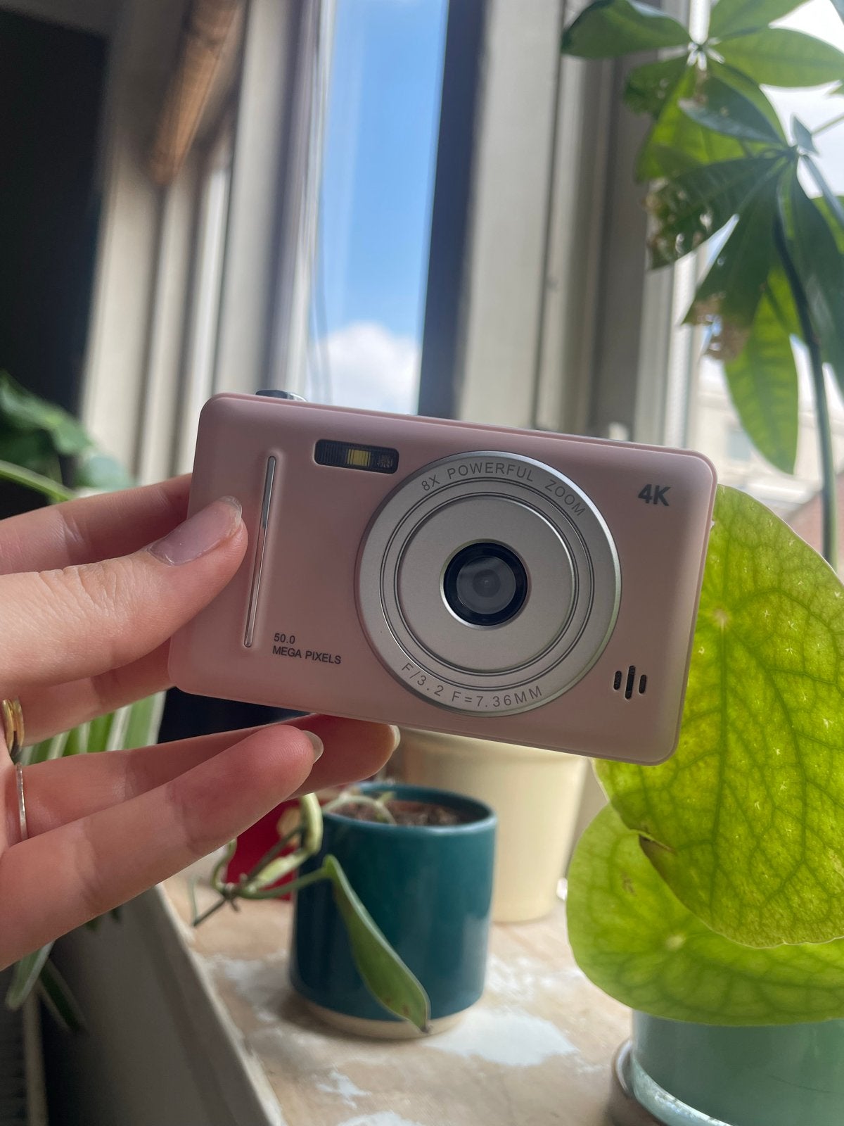 Roze compact camera met USB-kabel, zo goed als nieuw, Audio, Tv en Foto, Fotocamera's Digitaal, Compact, Ophalen of Verzenden