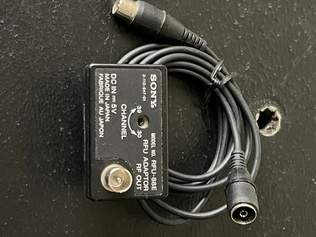 Sony RFU 88E rf Adaptor, Ophalen, Gebruikt
