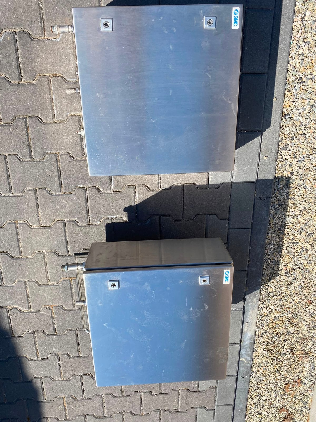 Smc rvs besturings kasten schakelkast electro pneumatic, Ophalen, Zo goed als nieuw