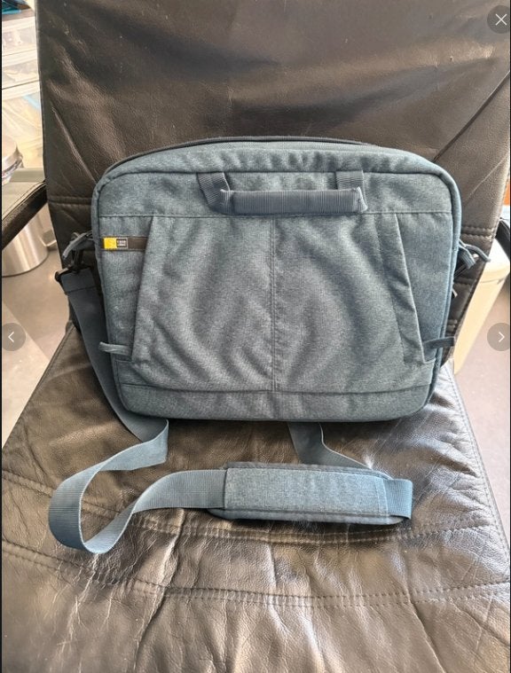Case Logic laptoptas blauw met sleeve 13 14 inch set, Computers en Software, Laptoptassen, Verzenden, Zo goed als nieuw, Laptophoes
