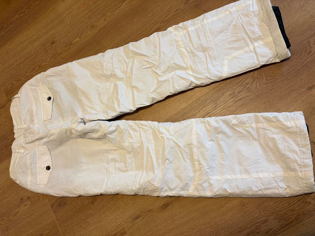 Skibroek wit Mountain Peak L, Kleding | Dames, Wintersportkleding, Ophalen of Verzenden, Zo goed als nieuw, Broek