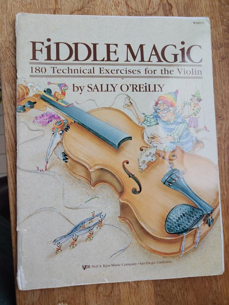 Fiddle Magic: 180 Technische Oefeningen voor Viool, Muziek en Instrumenten, Bladmuziek, Ophalen of Verzenden, Gebruikt, Les of Cursus