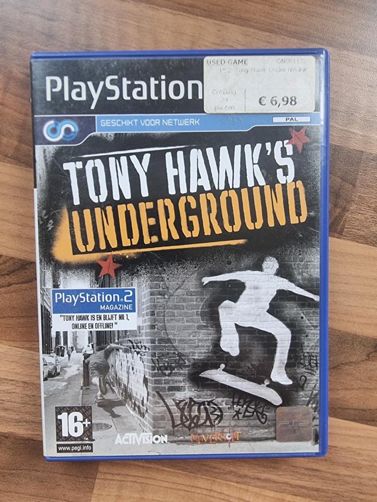 Tony Hawk's Underground, Spelcomputers en Games, 1 speler, Ophalen of Verzenden, Zo goed als nieuw, Vanaf 3 jaar