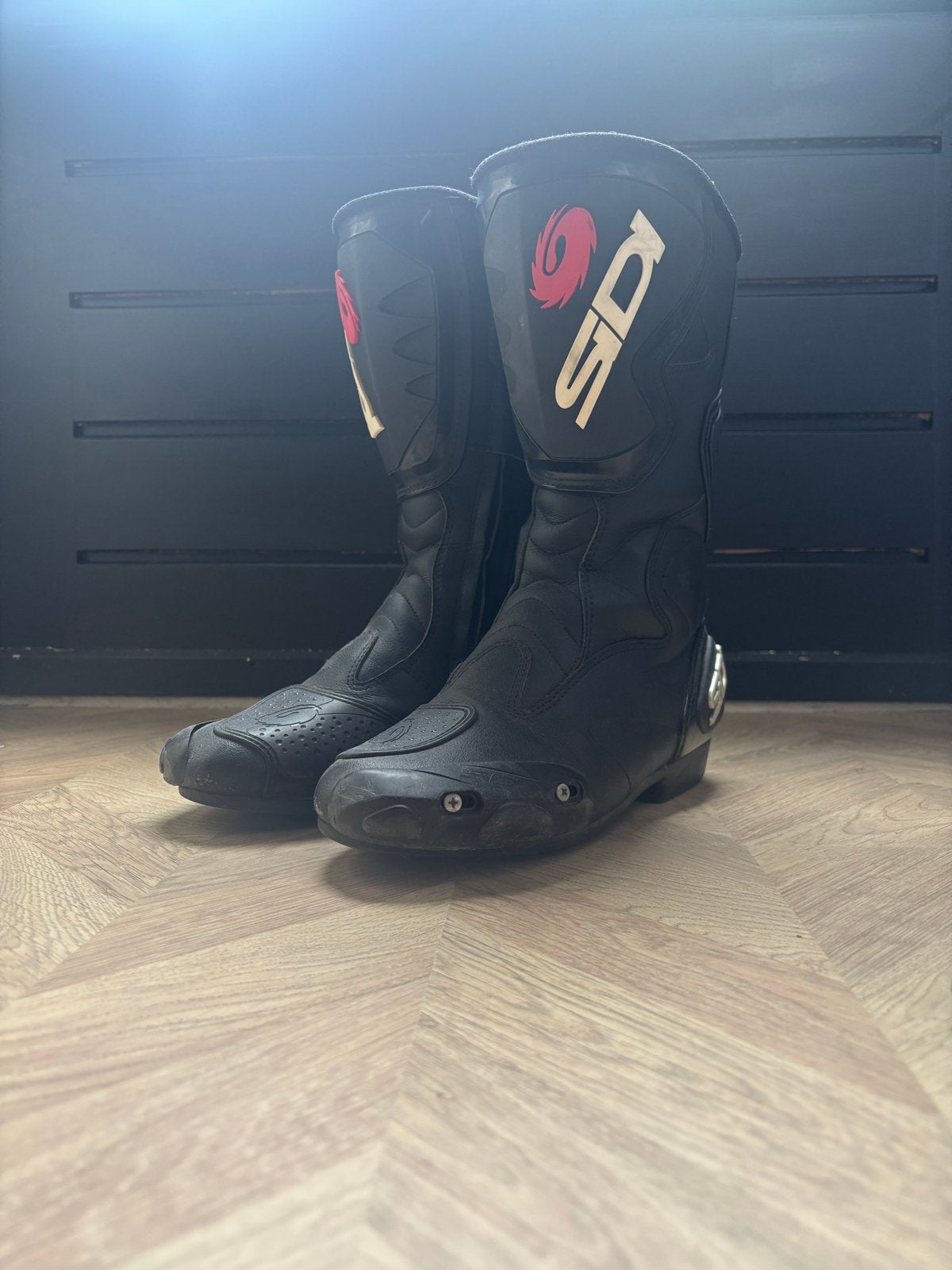 SIDI motorlaarzen - Zwart, maat 42, Motoren, Ophalen, Tweedehands, Heren, Laarzen