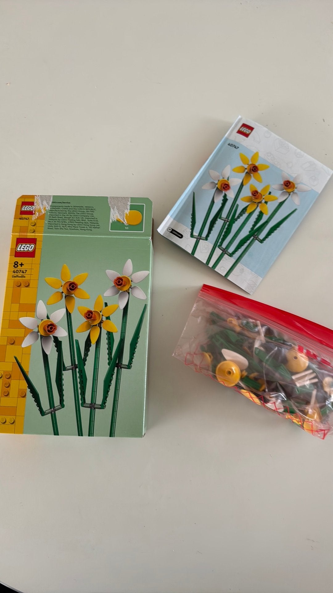 Lego narcissen, Compleet, Overige thema's, Verzenden, Lego