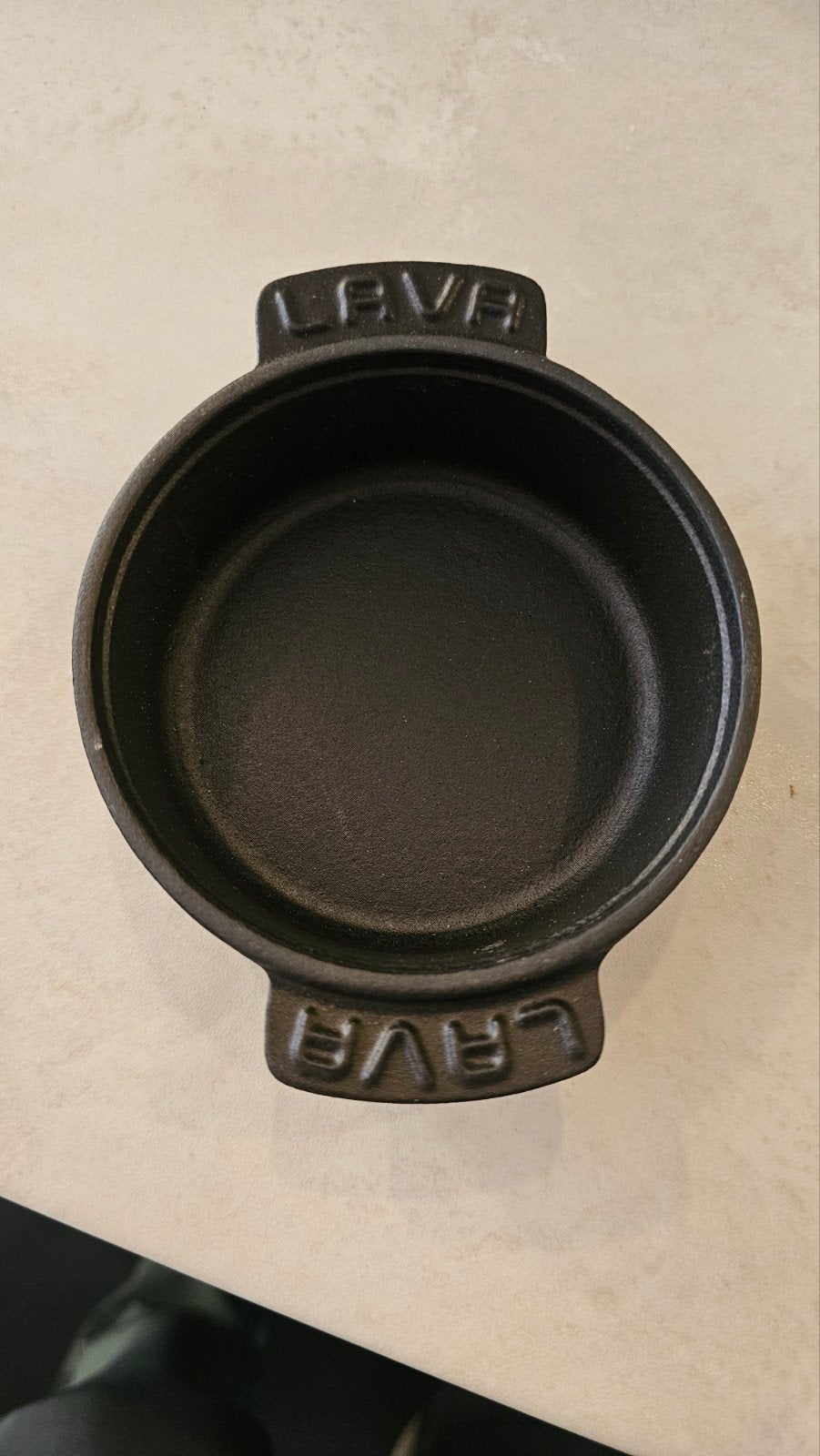 LAVA Gietijzeren Mini Braadpan / Ovenschaal Ø11 cm – Nieuw, Ophalen of Verzenden, Nieuw, Gietijzer
