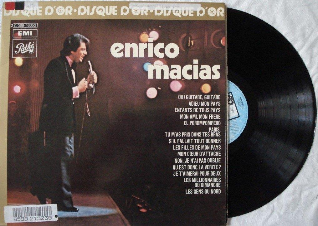 Enrico Macias - Disque d'or, Cd's en Dvd's, Vinyl | Overige Vinyl, Ophalen of Verzenden, Gebruikt, 12 inch