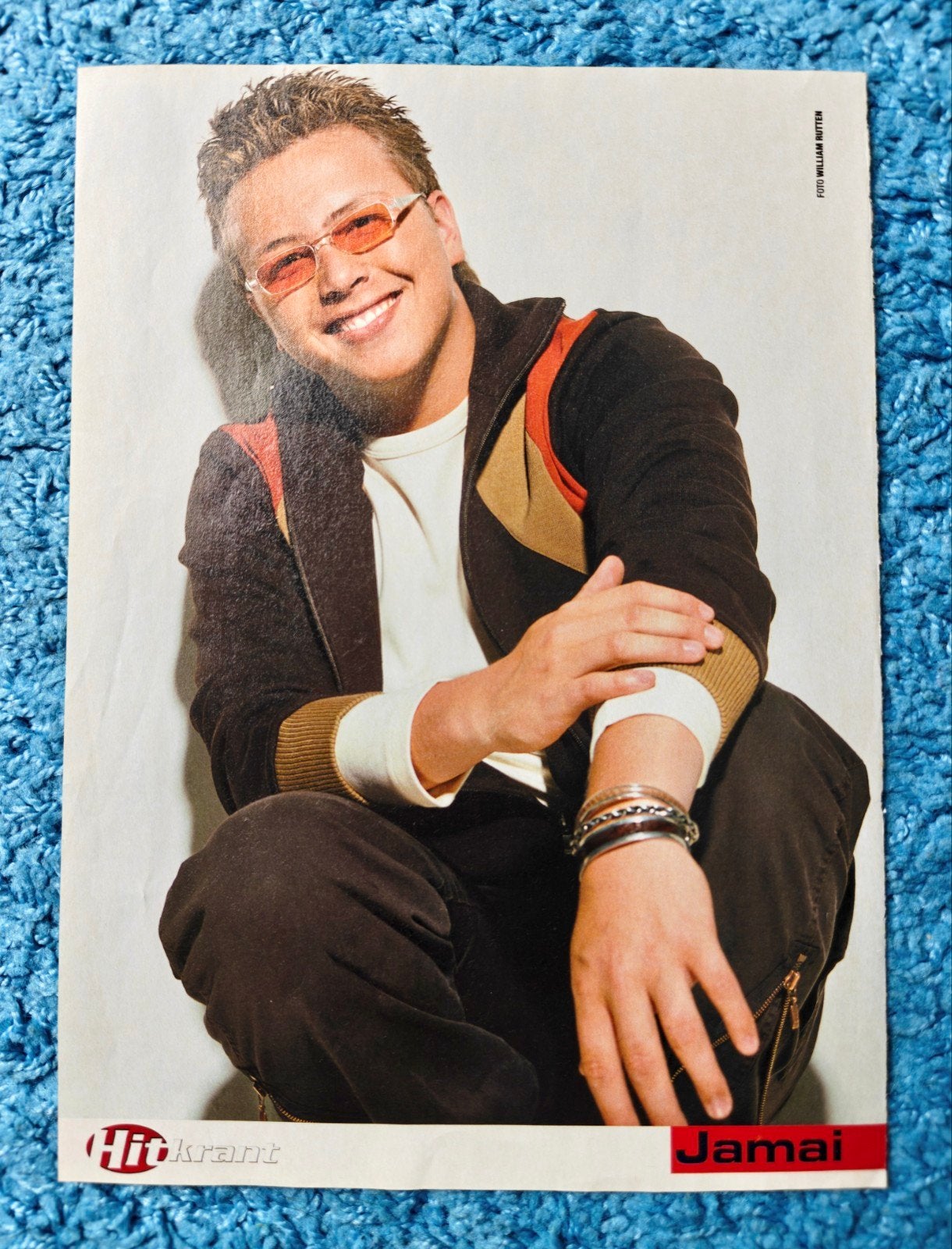 Jamai poster hitkrant vintage, Verzamelen, Posters, Rechthoekig Staand, A4 of kleiner, Nieuw, Ophalen of Verzenden