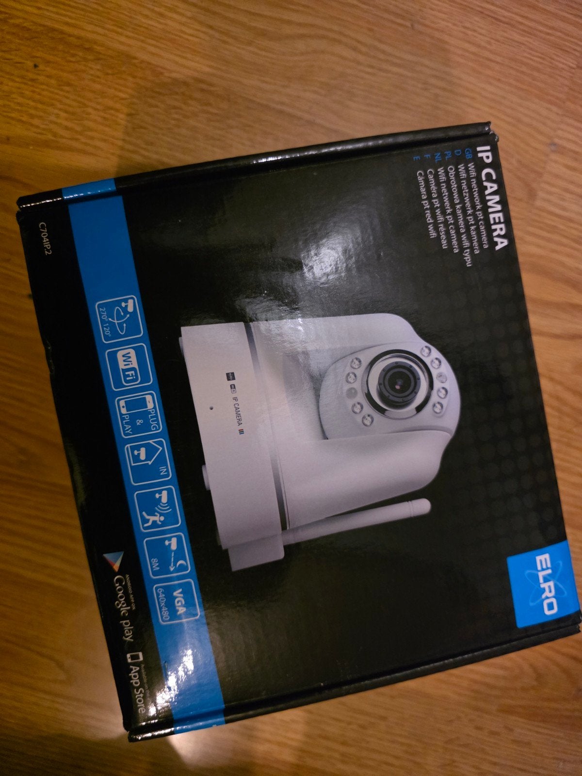 ELRO C704IP2 IP Camera - Nieuw in doos, Ophalen of Verzenden, Nieuw, Binnencamera