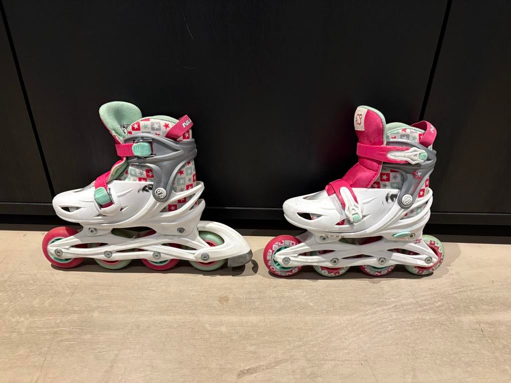 Nijman skeelers verstelbaar maat 29-32, Kinderen, Inline skates 4 wielen, Ophalen, Overige merken