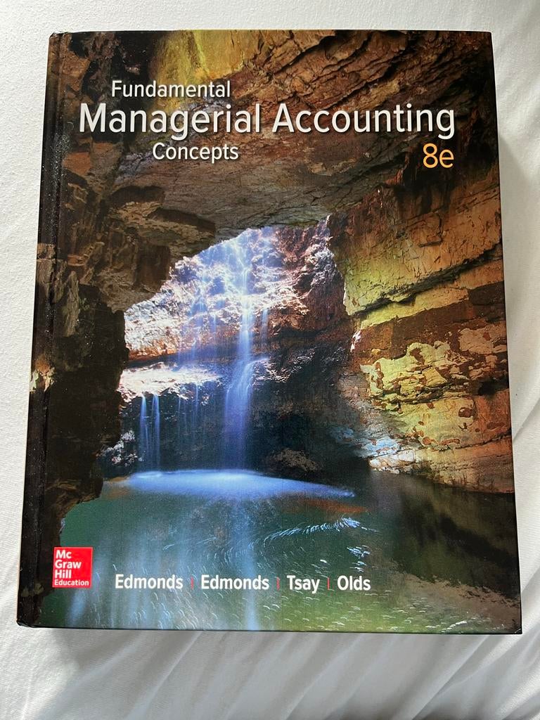 Fundamental Managerial Accounting Concepts 8e, Boeken, Studieboeken en Cursussen, Ophalen of Verzenden, Gamma, Zo goed als nieuw