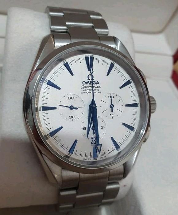 Omega Seamaster Aqua Terra Chronograph 2512.30.00, Ophalen, Staal, Staal, Polshorloge