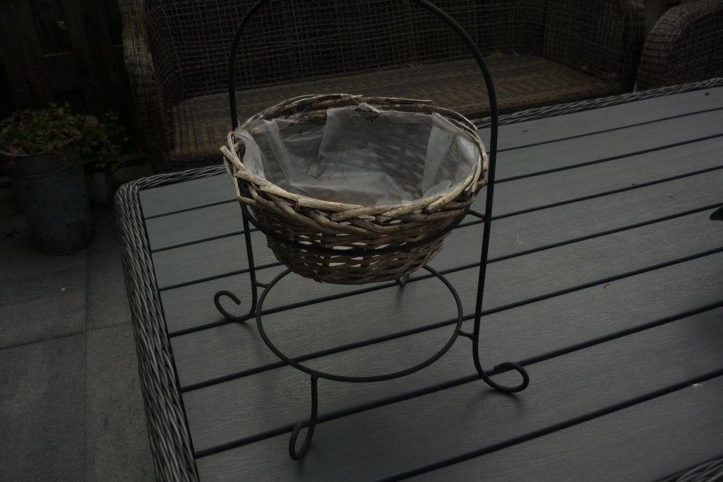 bloemen standaard zonder mand, Ophalen of Verzenden, Rond, Minder dan 30 cm